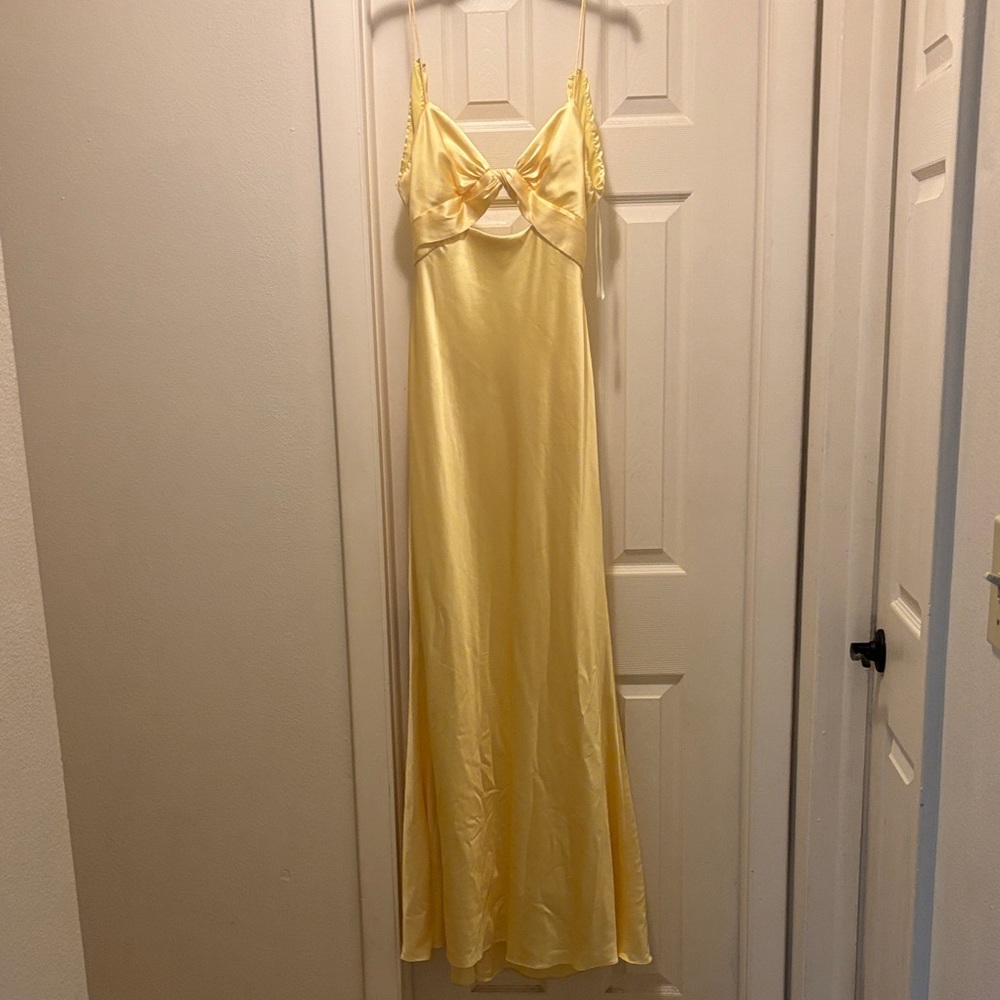 Mac Duggal Sunny Yellow Gown